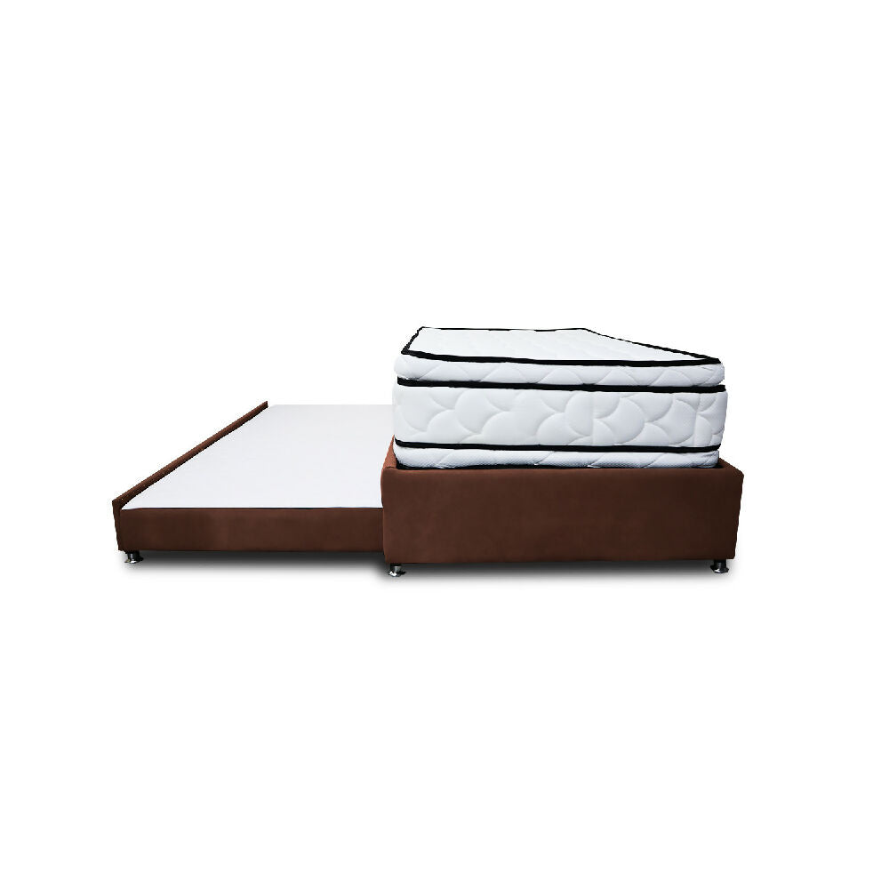 Combo Cama Tarima Nube 140x190 doble Marron