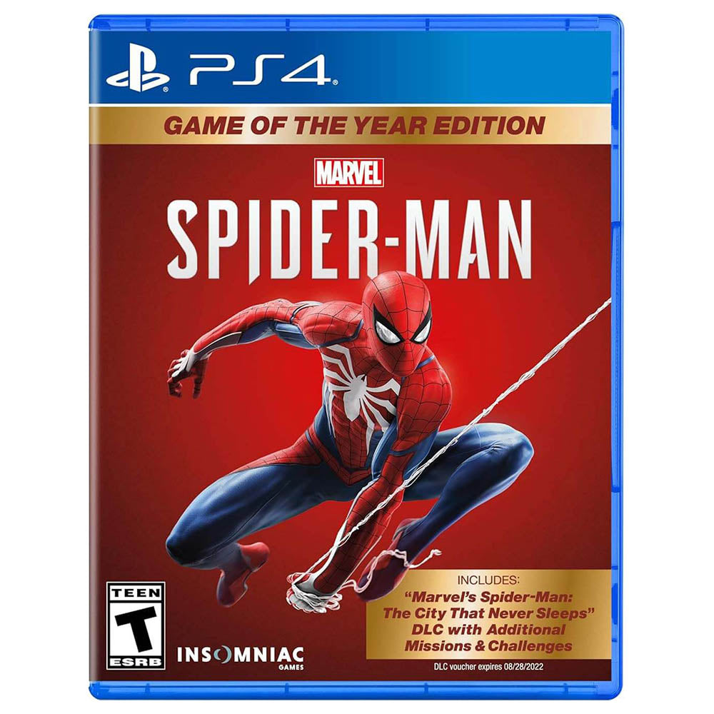 Spiderman Game Of The Year Edition PS4
