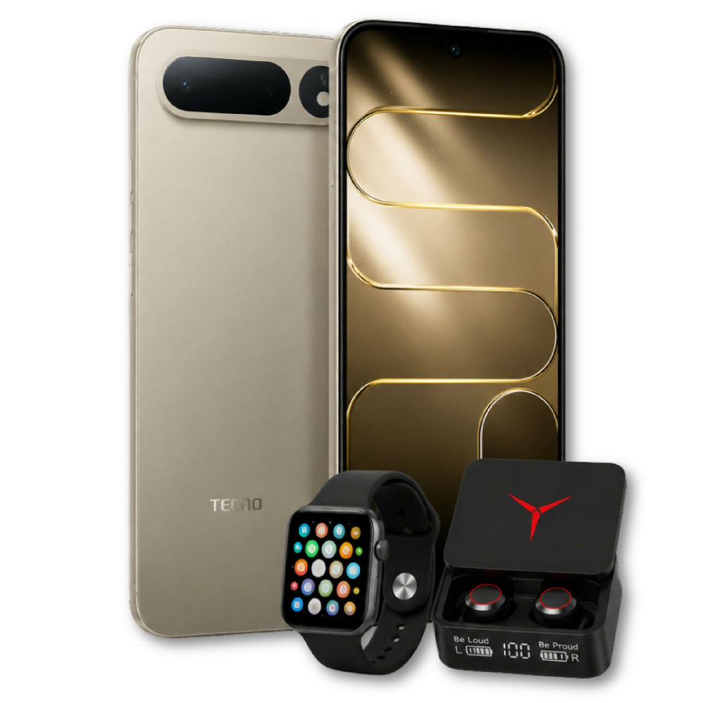 Teléfono Tecno Spark 50 5G 256gb Beige + Kit Regalo Reloj Y Audífonos