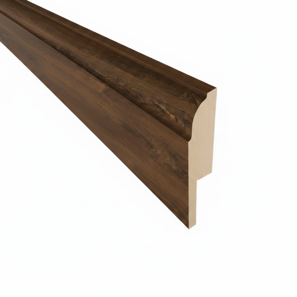 Guarda escoba  (zocalo)  roble caramelo 80x15x2400 mm  / por unidad