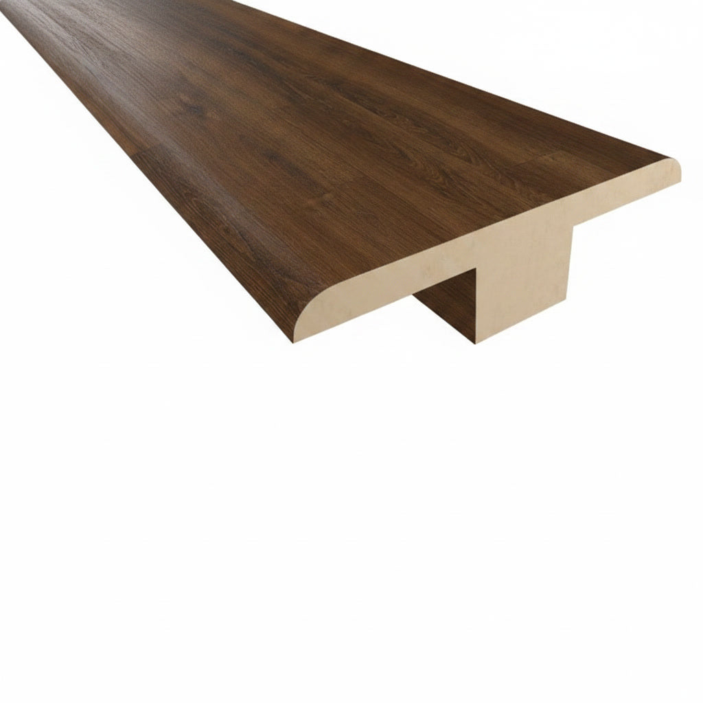 Moldura T roble caramelo tira 2.4  / por unidad