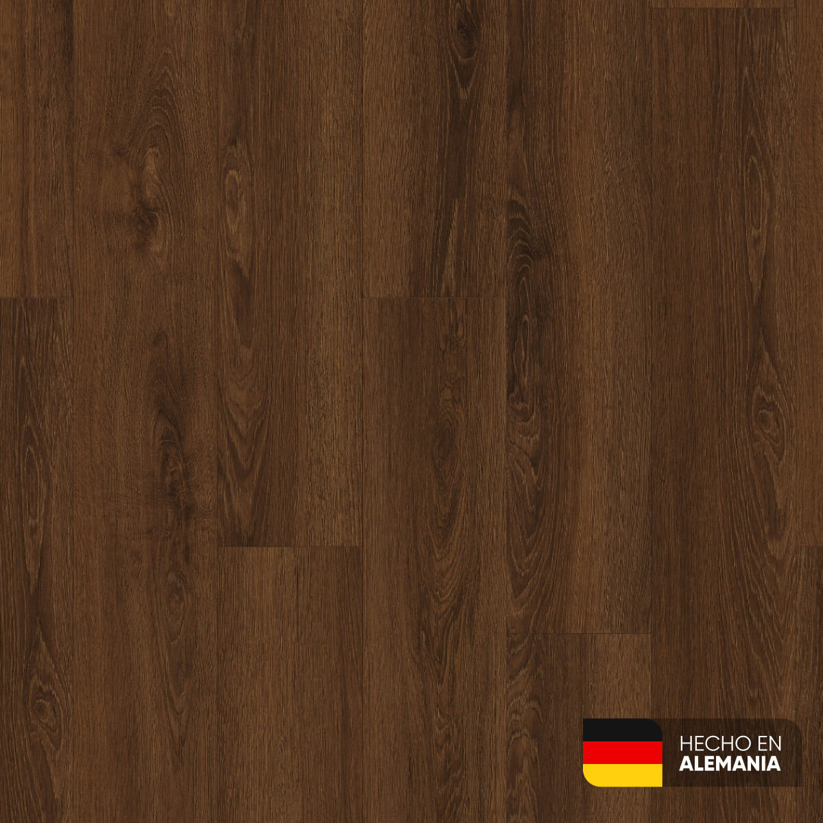 Piso laminado Roble Caramelo 7 mm AC3 23-31 para interiores.