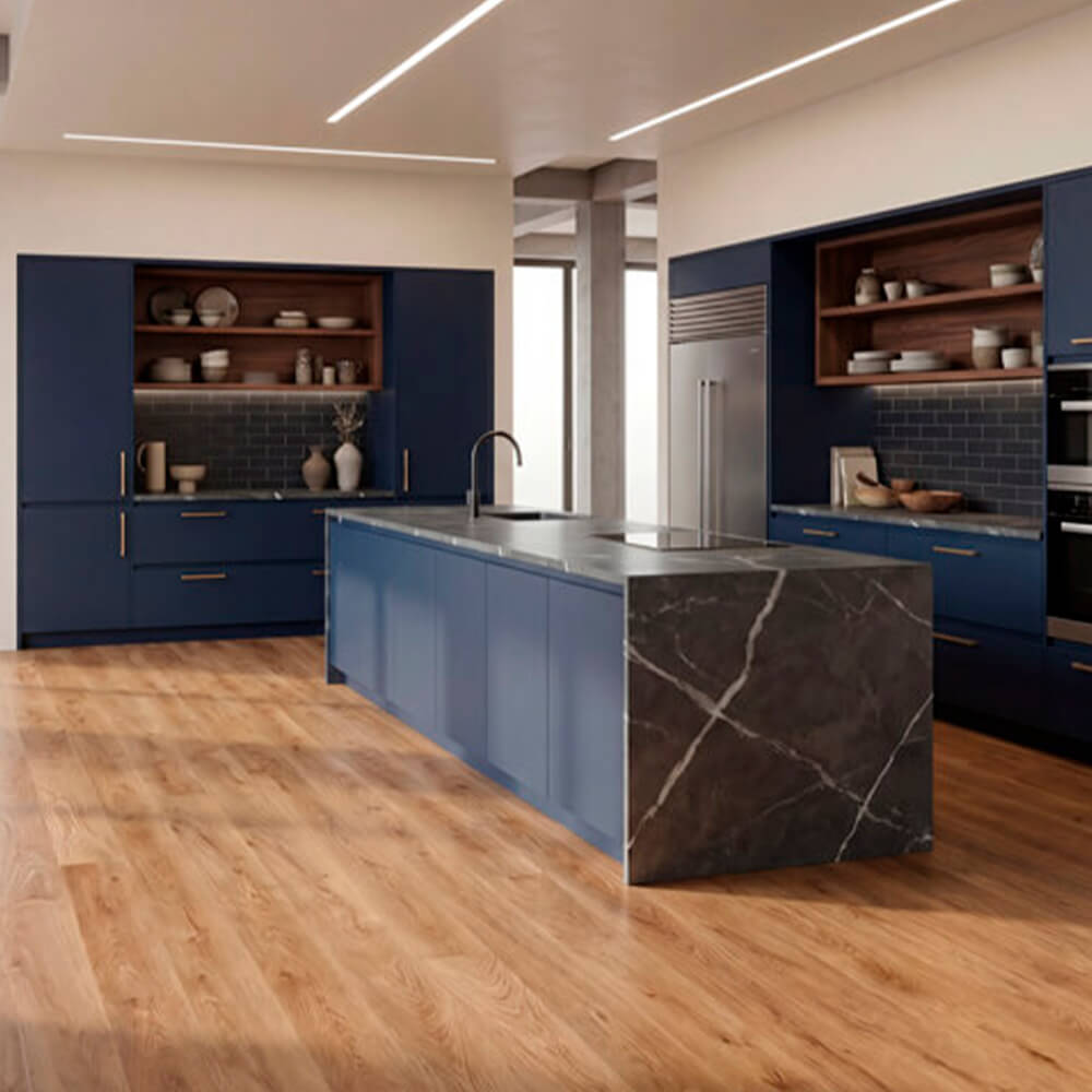 Piso laminado orgánico Roble Arena 7 mm AC5 para interiores por caja (2.26 M²)