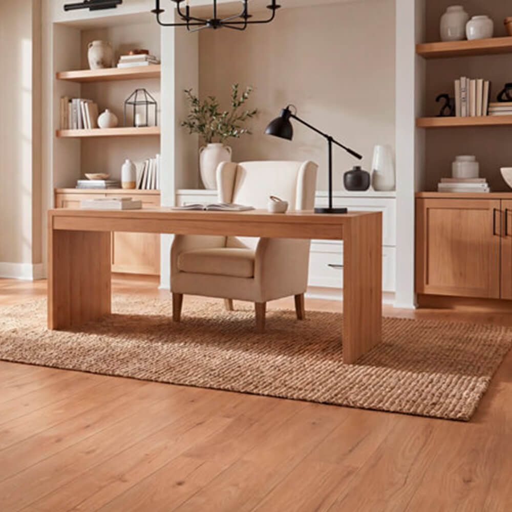 Piso laminado orgánico Roble Miel 7 mm AC5 para interiores por caja (2.26M²)