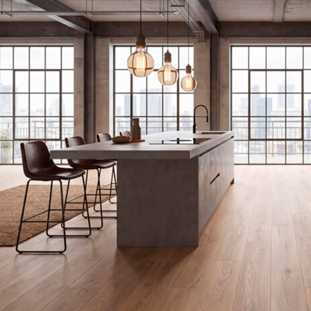 Piso laminado orgánico Roble Toscana 7 mm AC5 para interiores por caja (2.26M²)