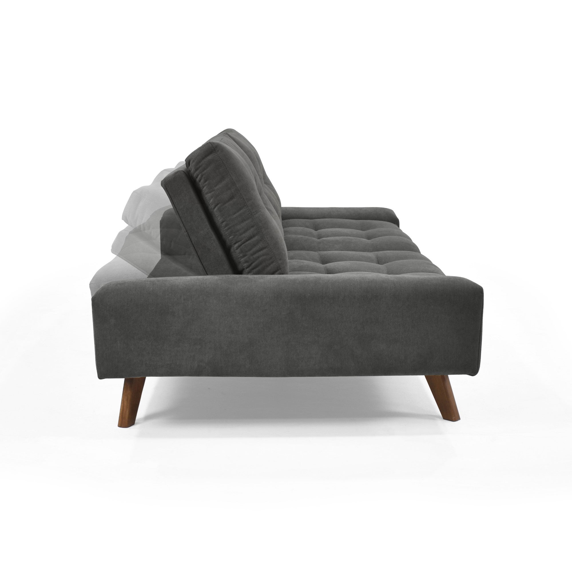 Set Sofa Suiza Tela Gris y Mesa de Centro Segovia