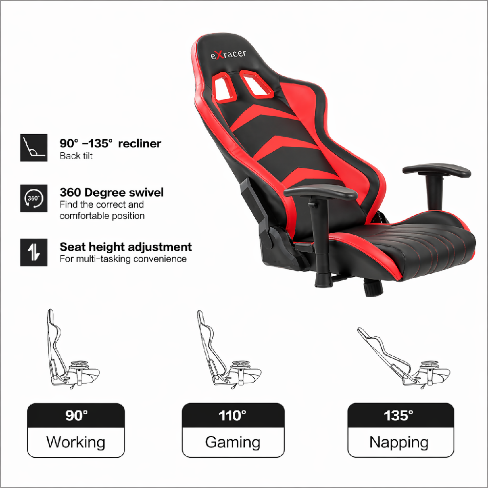 Silla gamer Red Strike