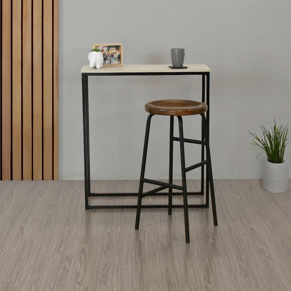 Silla Para Bar Cornet Matiz Caoba
