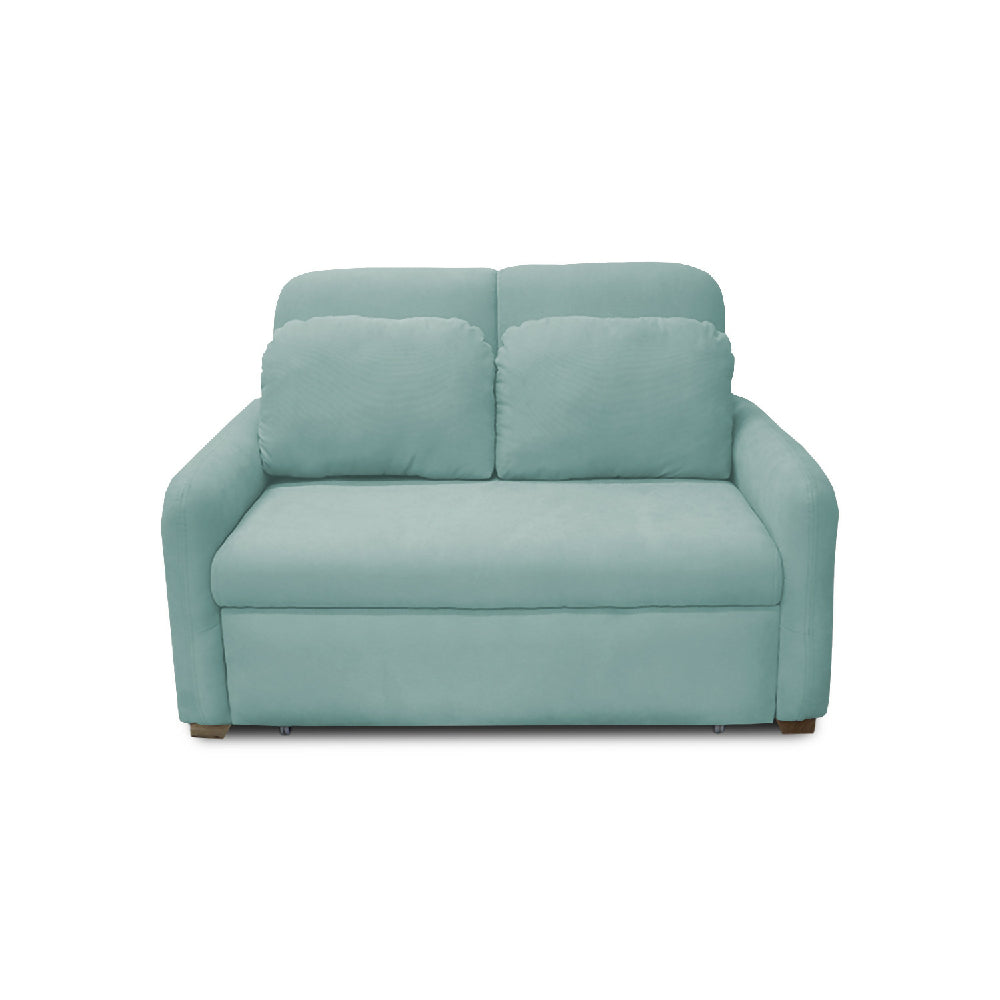 Sofacama Nube Multifuncional Carrito Reclinable Menta + Cojines