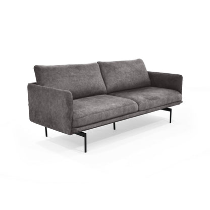 Sofa Mubi Tela Poliester Gris