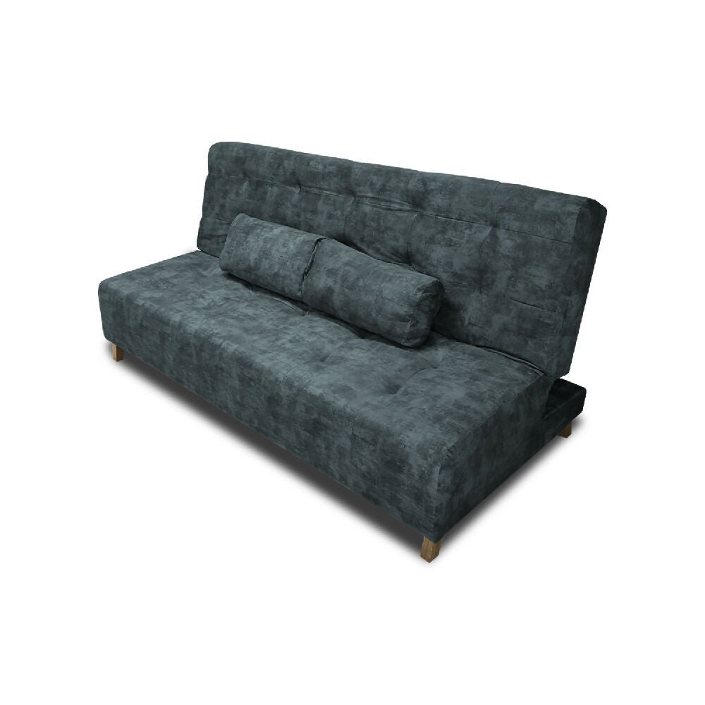 Sofá Cama Seiler Tela Amigable Con Mascotas 180X94X80 Cm Acero