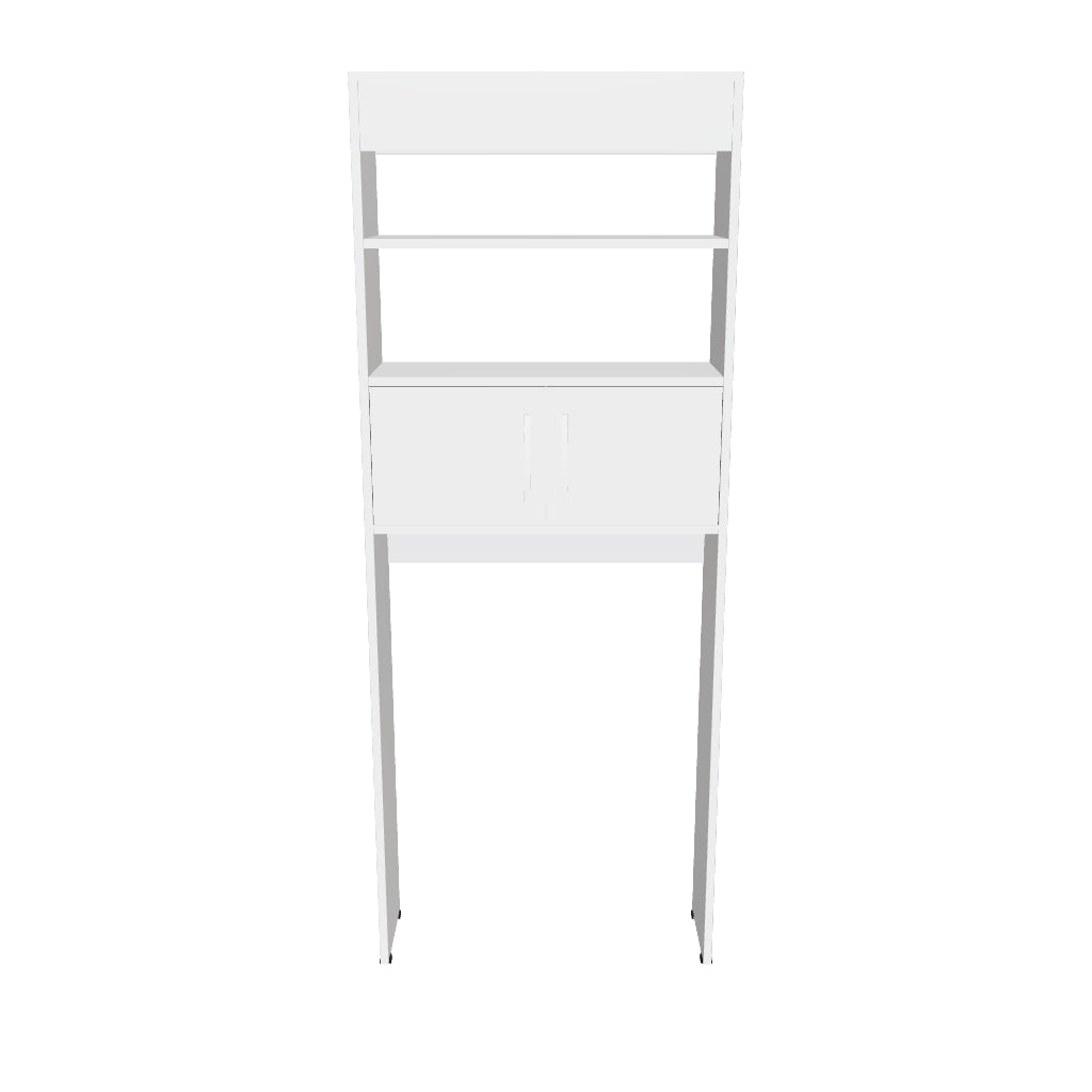 Gabinete de Baño Oporto, Blanco, Ahorrador de espacio X2