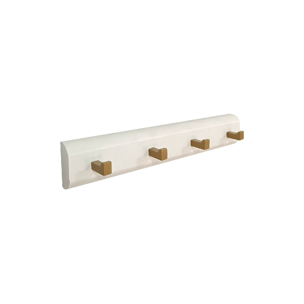 Perchero 4P Collares, Blanco