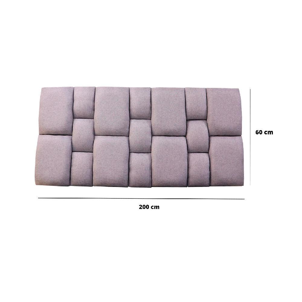Espaldar Kramer de colgar 200 Gris Claro