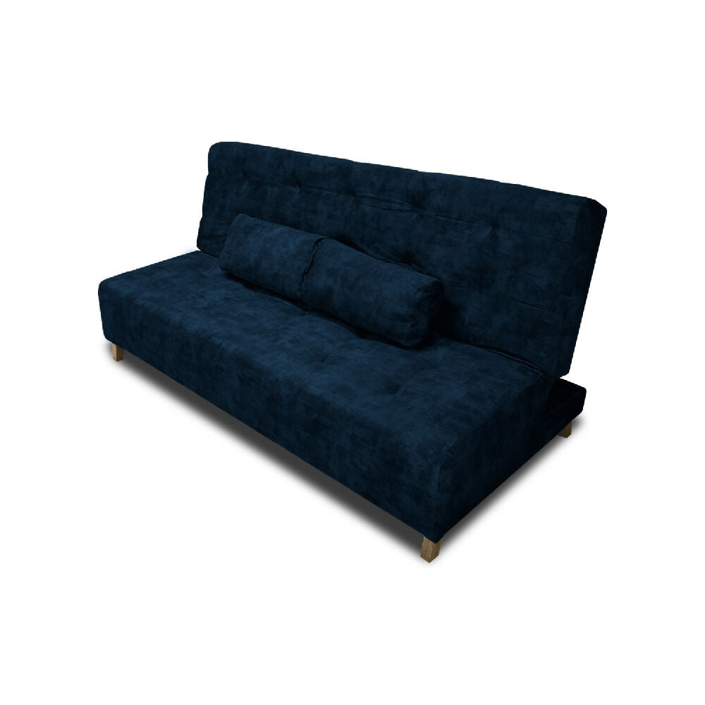 Sofá Cama Seiler En Tela Amigable Con Mascotas 180X94X80 Cm Azul Petroleo