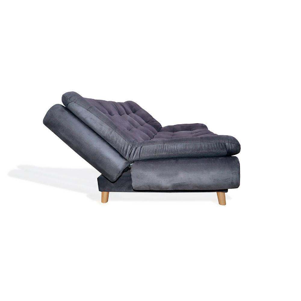 Sofá Cama Meier Gris + Cojines