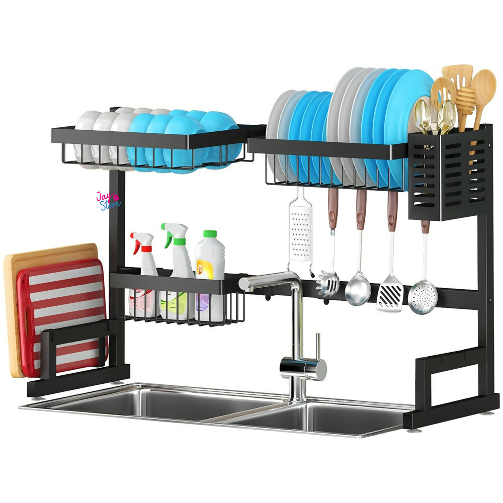 Escurridor Secaplatos Organizador De Loza Estante Cocina 65cm