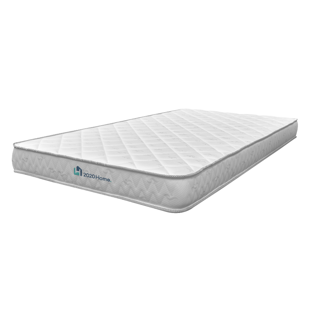 Cama infantil Ariel almendra con colchoneta 90x1,90 cm