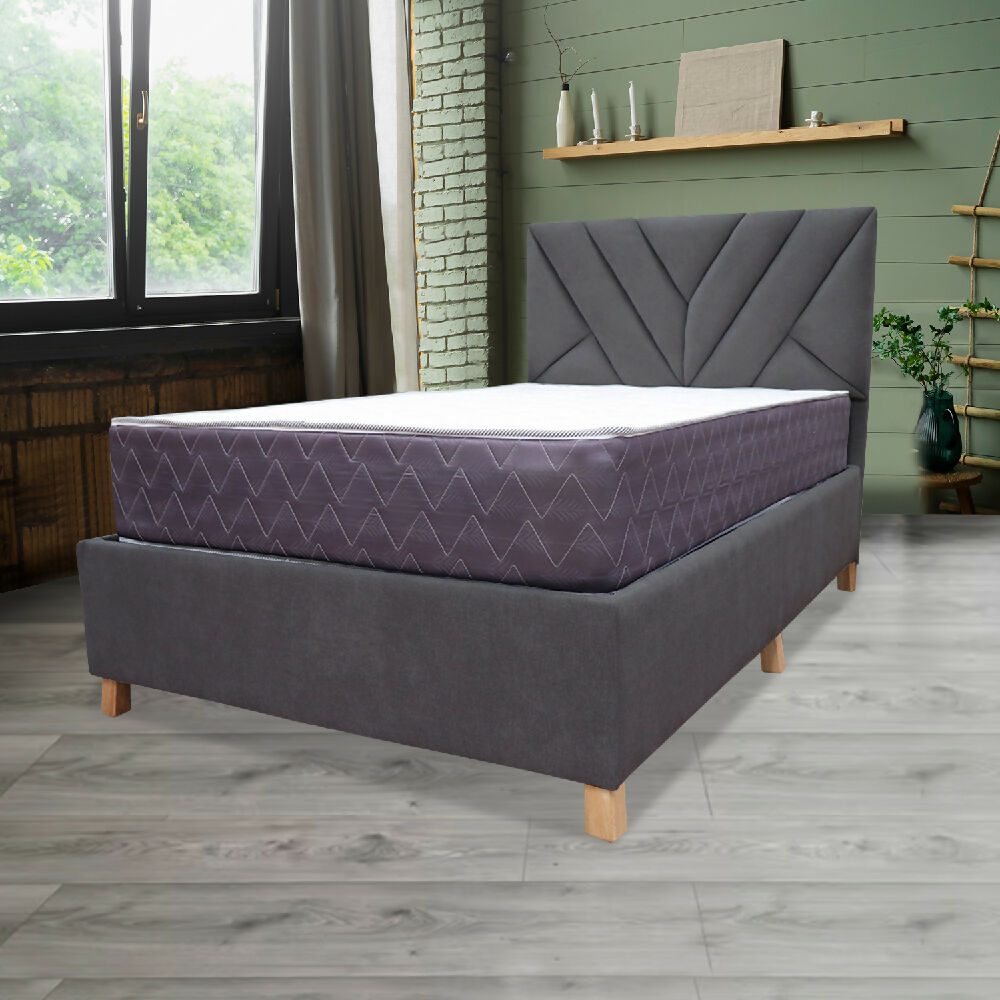 Combo Basecama y Colchon Muller 120x190 Semidoble mas espaldar