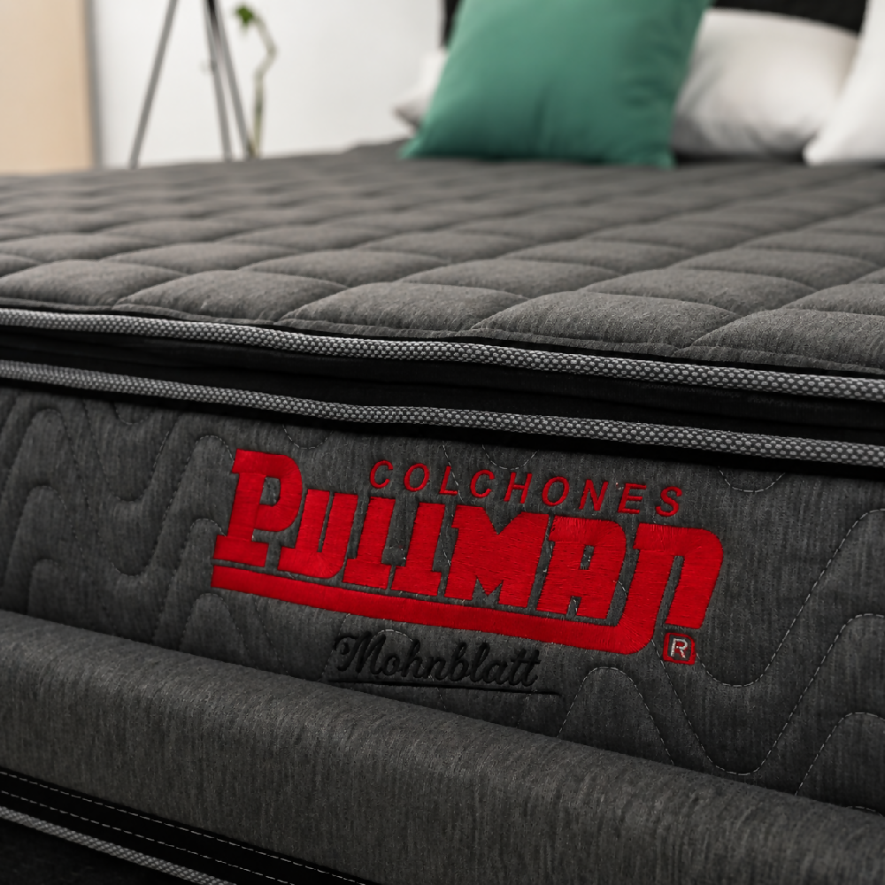 Colchón Orthopack BTU Mohnblatt 160X190 Queen, Color Gris