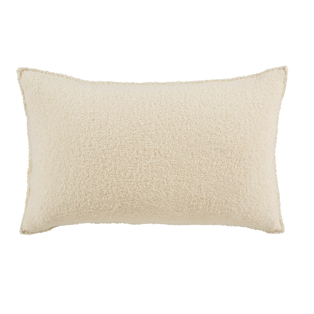 Funda Cojín Bucle Beige, Standard de 70 x 46 cm