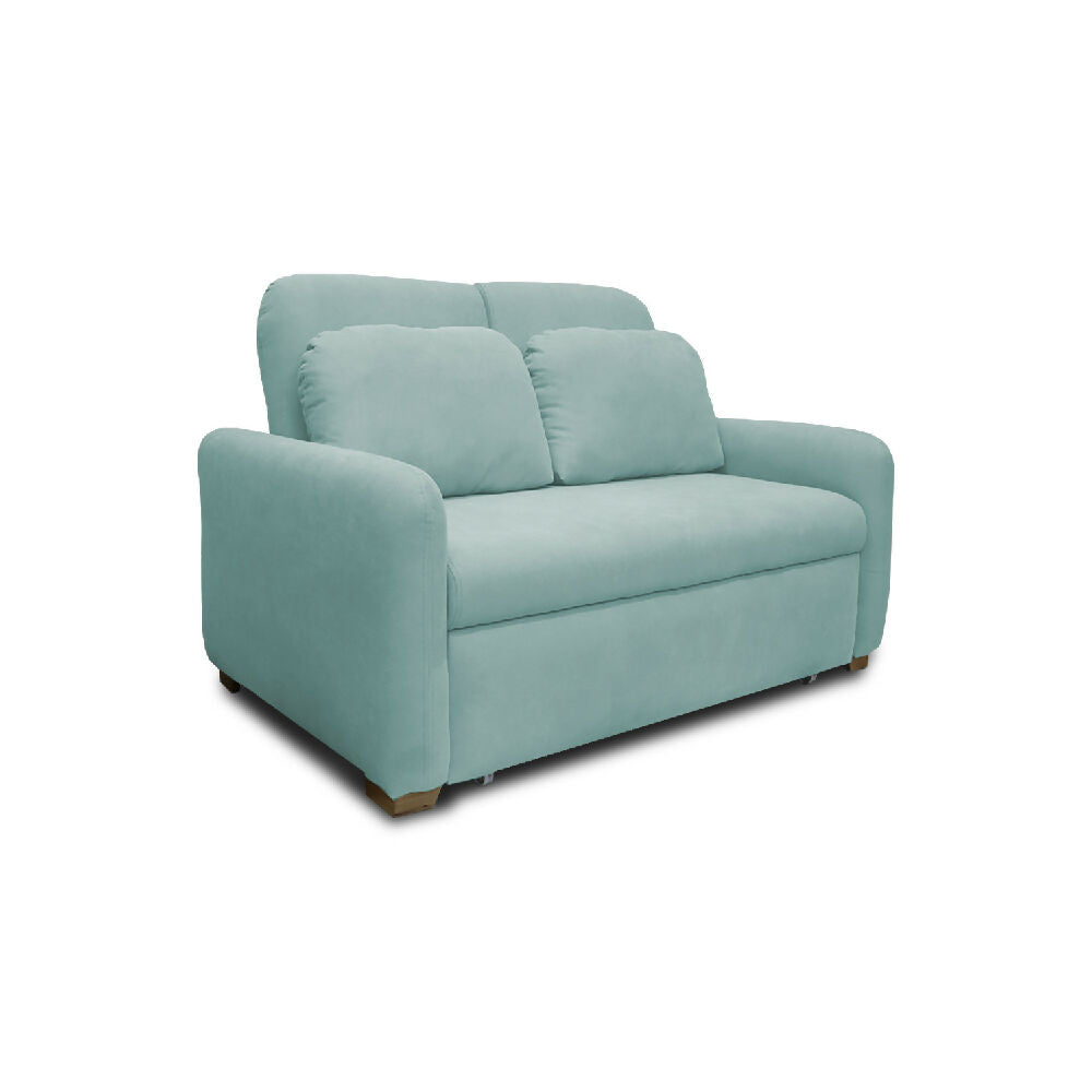 Sofacama Nube Multifuncional Carrito Reclinable Menta + Cojines