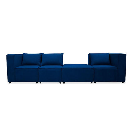 Sala Hofer Modular Azul Petroleo