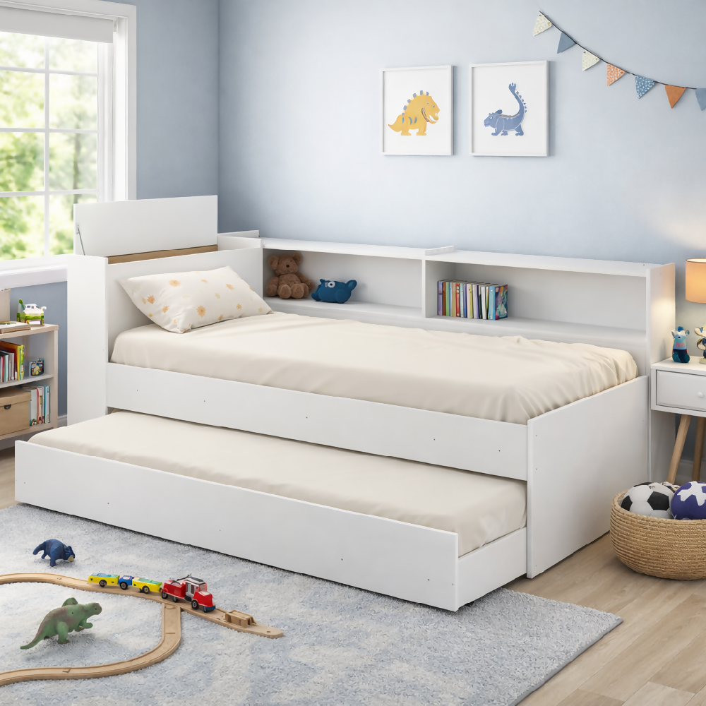 Cama Nido infantil 100x200 cm con Almacenamiento Integrado