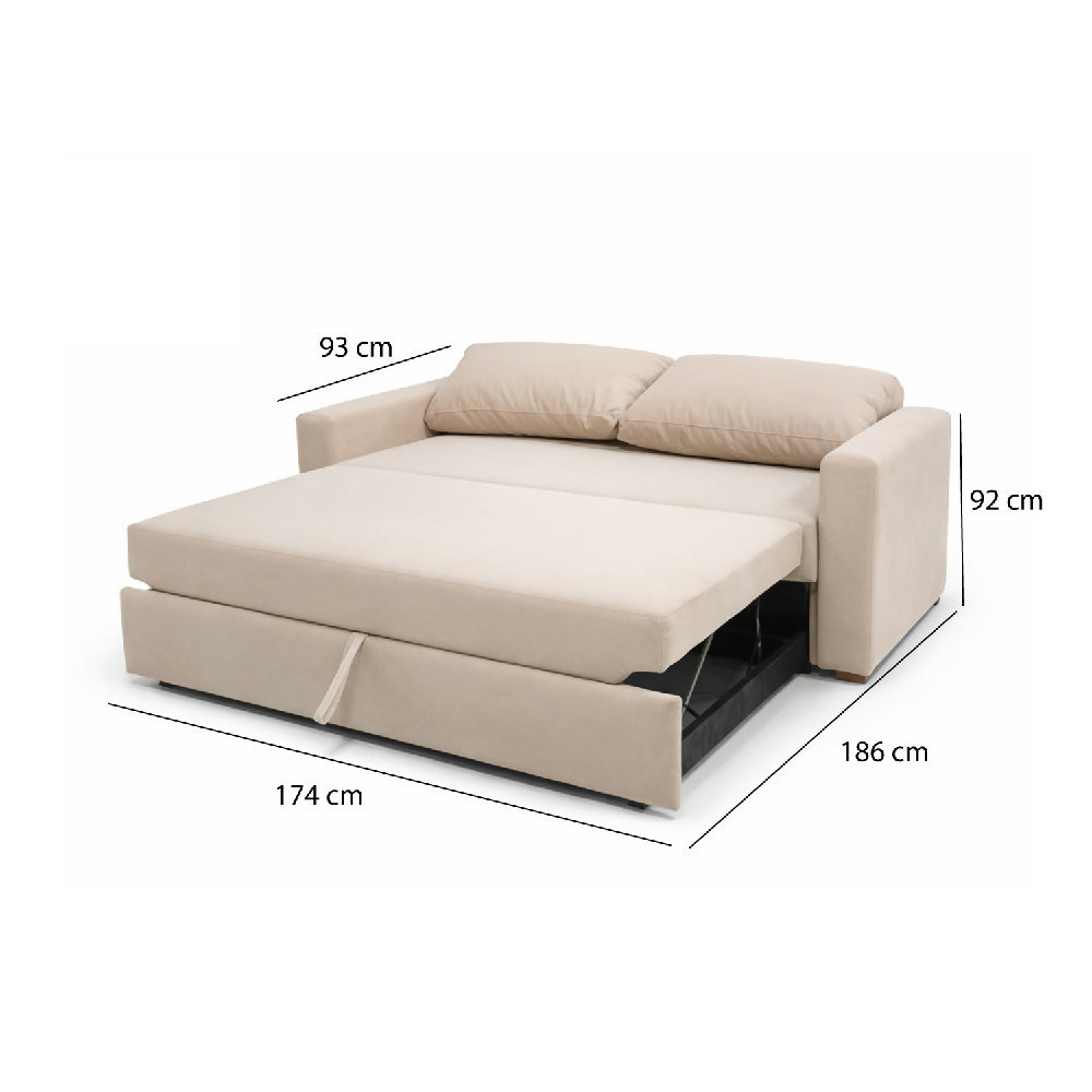 Sofá Cama Germany (72x174x93) Beige