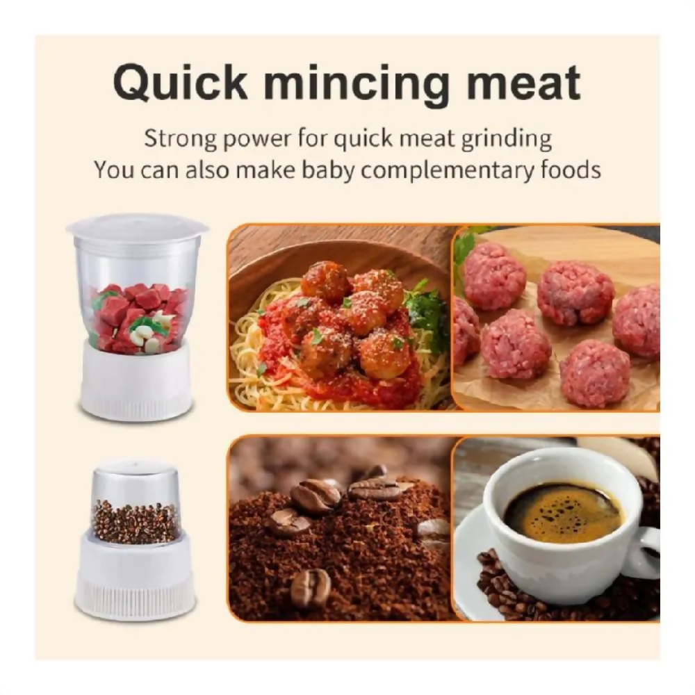 Extractor De Jugos 4 En 1 Procesador Multifuncional Para Frutas, Verduras Y Preparaciones Naturales