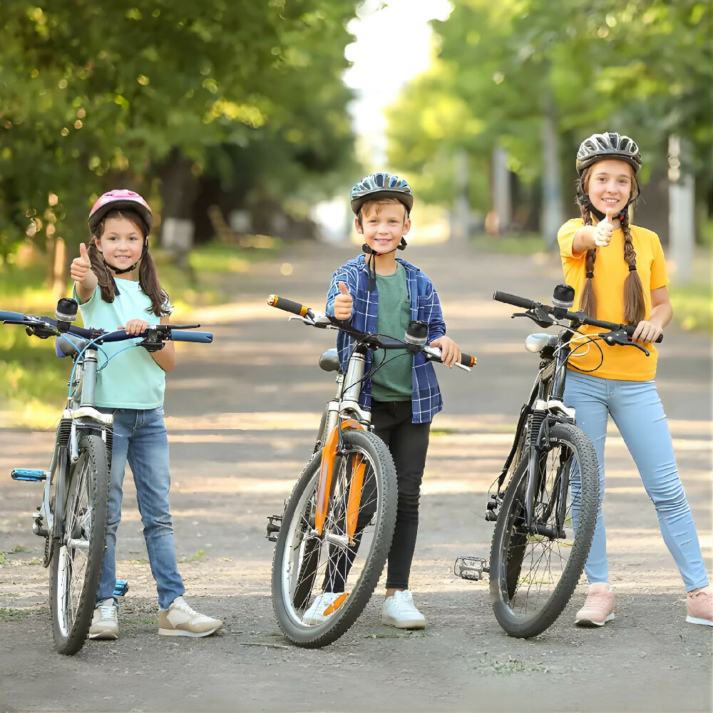 Luz LED + Timbre Para Bicicleta Recargable USB