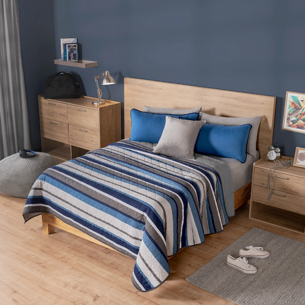 Edredón Novo Boston, para Cama Doble, 2 Vistas