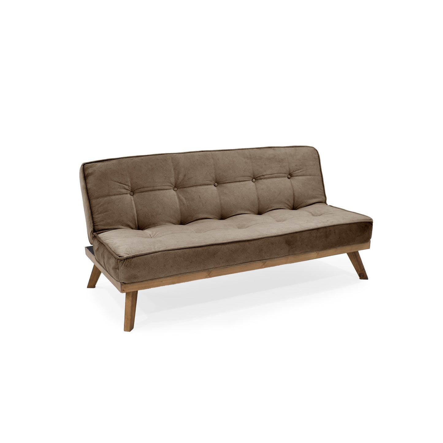 Sofa Cama Lucerna 3P Tela Taupe