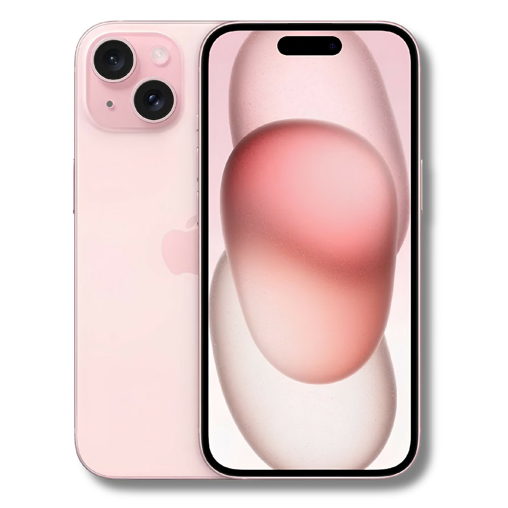 Celular Apple IPhone 15 128gb + Obsequio Vidrio Templado Y Forro Protector Rosado