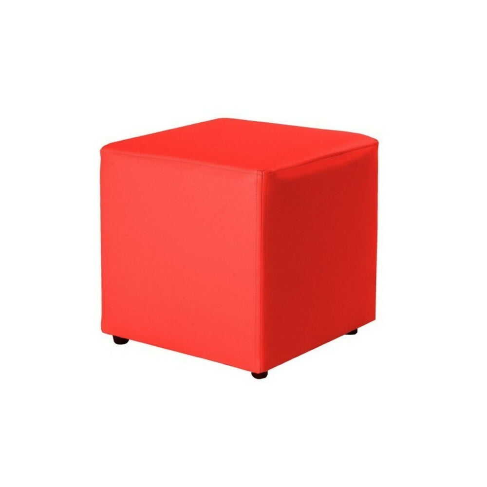puf cerrado rojo