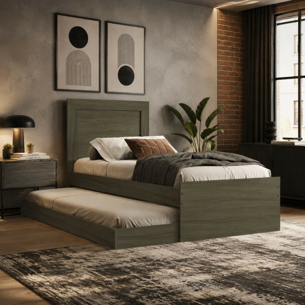 Cama Sencilla Verona, Marrón