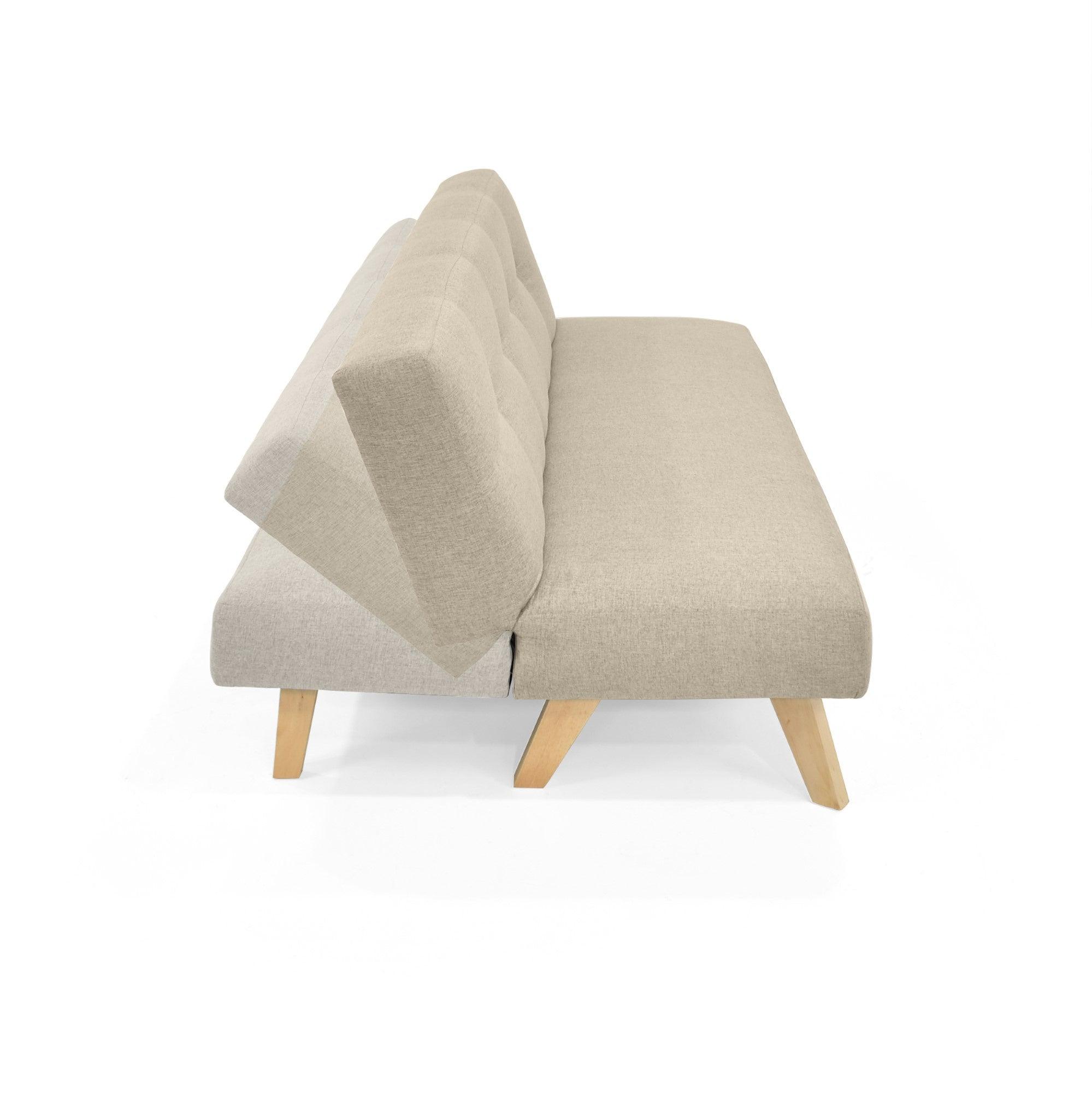 Sofa Cama London Beige con Mesa Centro Nova