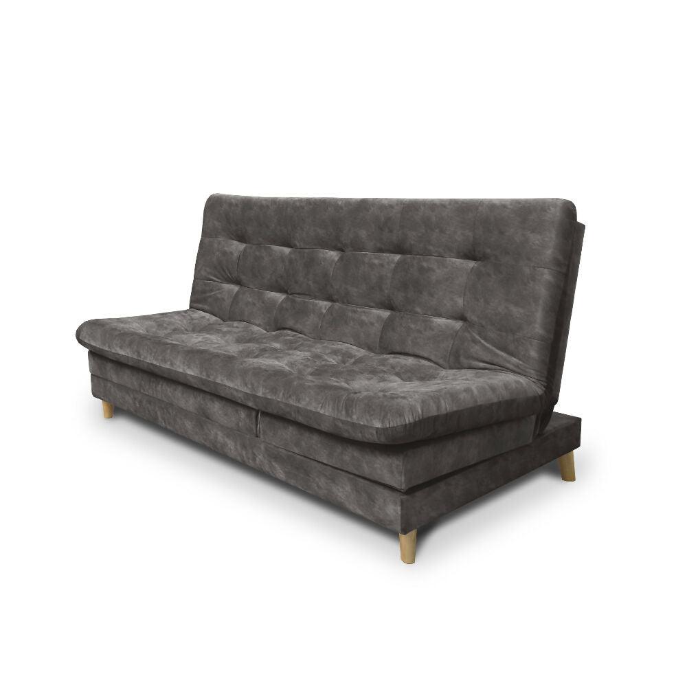 Sofa cama 5 posiciones Agassi Tela Café - Incluye Cojines