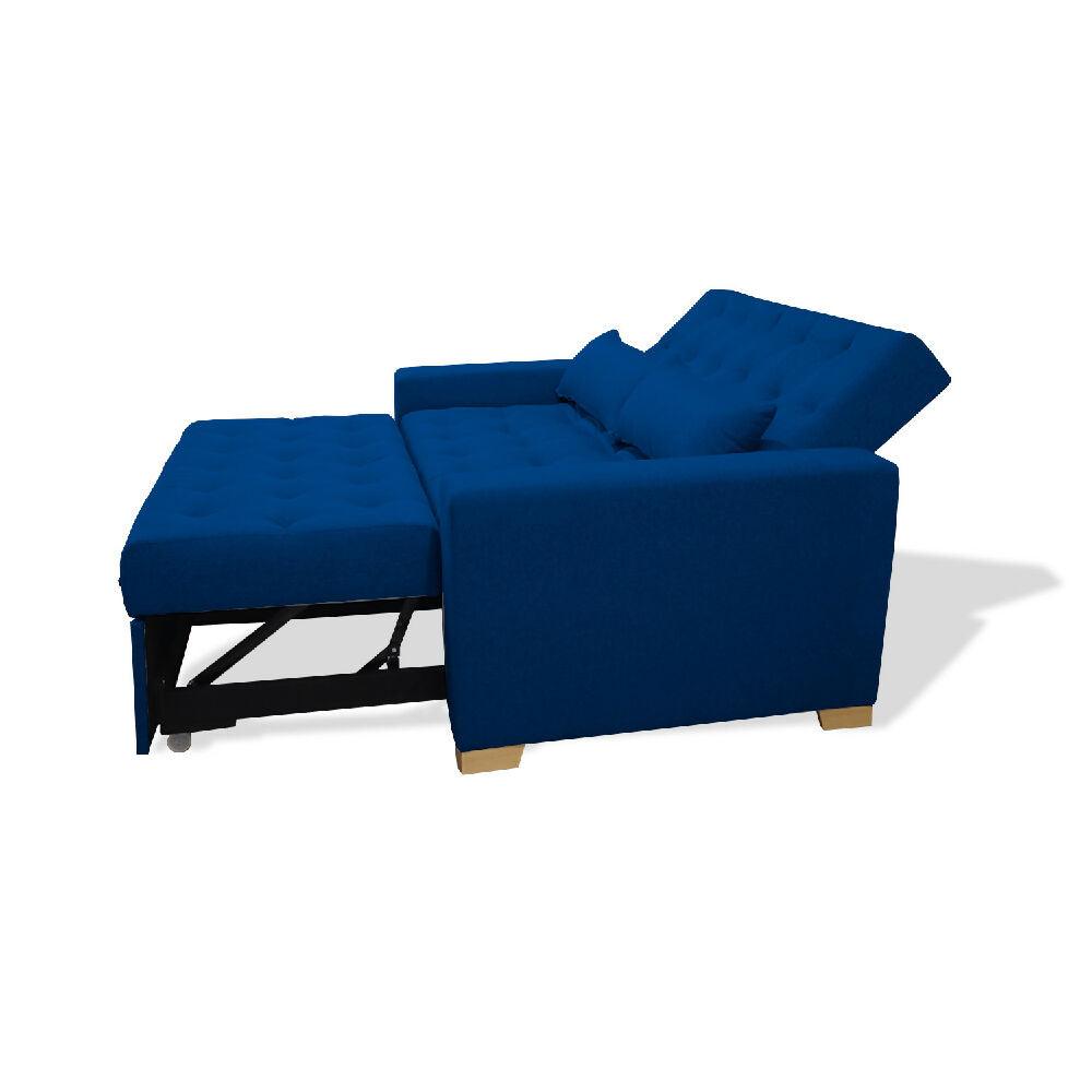 Sofacama Ackerman Azul Petroleo