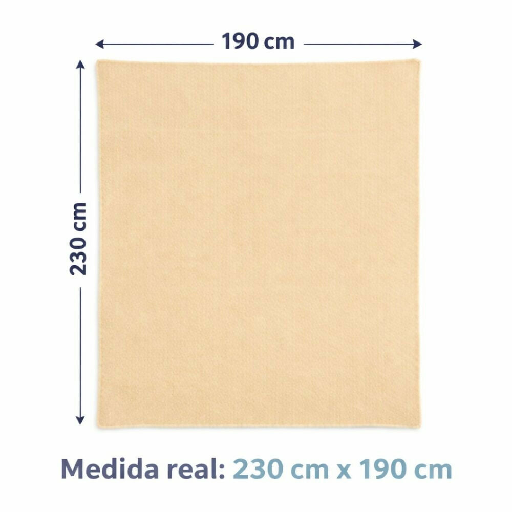 Cobija manta beige