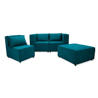 Sala Hofer Modular Turquesa