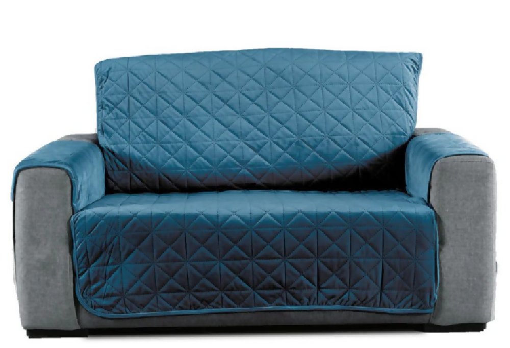 Protector Loveseat para Sofá de 2 Puestos, Color Azul - Envío Gratis 86690-1