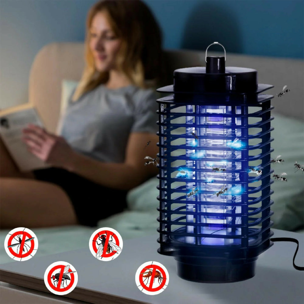 Lámpara Mini Mata Zancudos Eléctrica Con Luz UV Y Carga USB