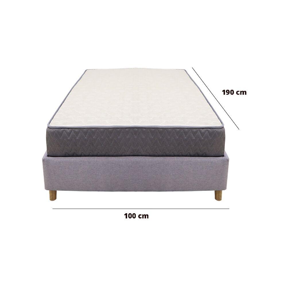Combo Base Cama + Colchón Tanner 100 Sencillo