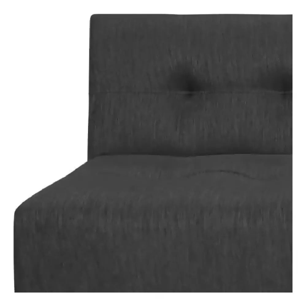 Sofá Cama Mauro Tela, Color Gris Oscuro
