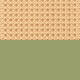 Silla Nest, Color Verde Olivo y Beige, con Espaldar y Asiento en Rejilla