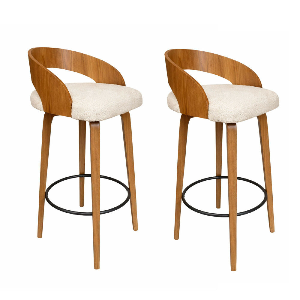 Set Silla Bar Odet 95x44x42cm Beige
