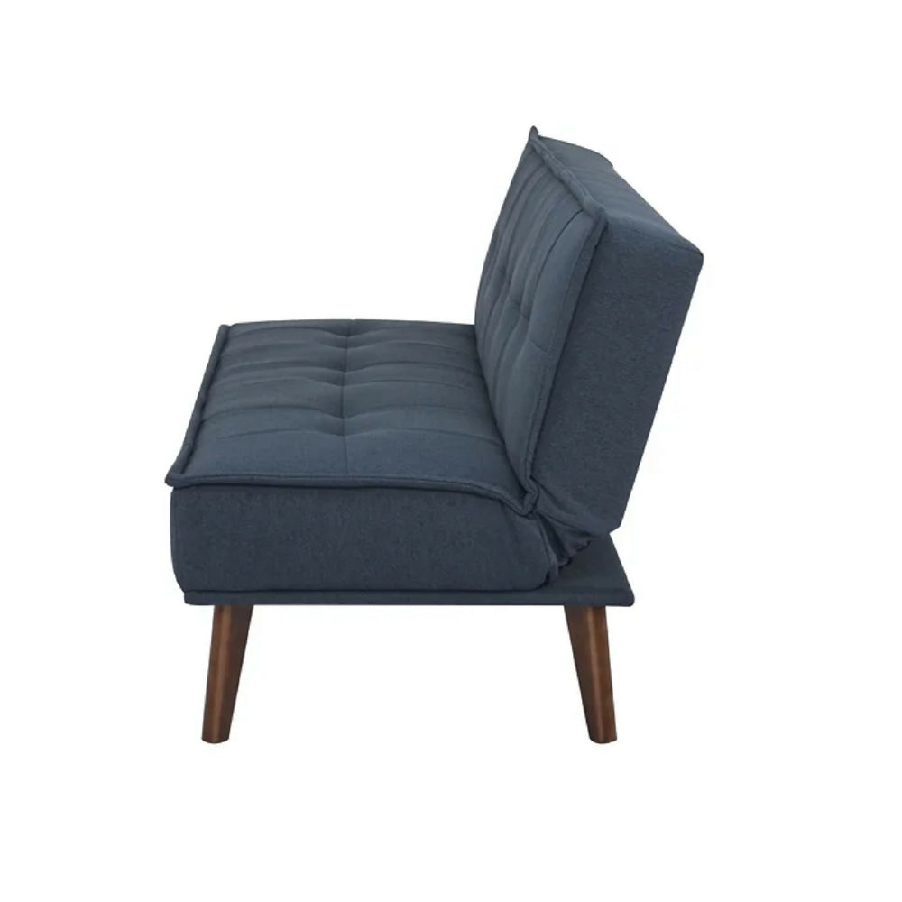 Sofa Cama Otto 3 Puestos Tela Azul