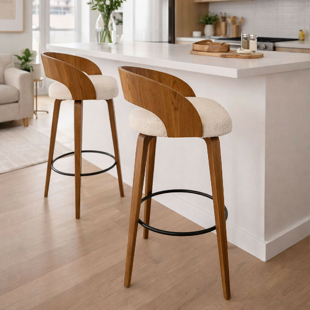 Set Silla Bar Odet 95x44x42cm Beige
