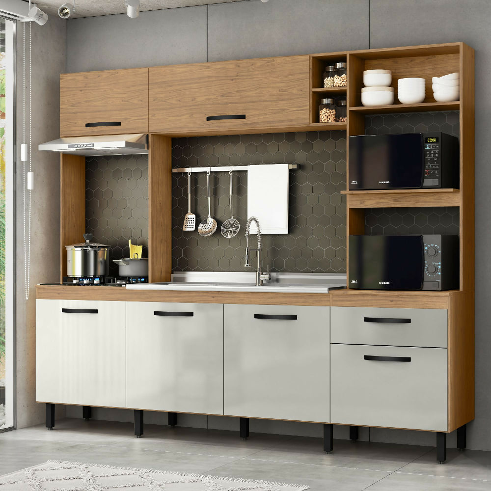 Cocina Cuba - Natural/Blanco Apagado